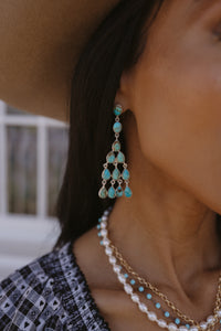 Janelle Earrings | Turquoise
