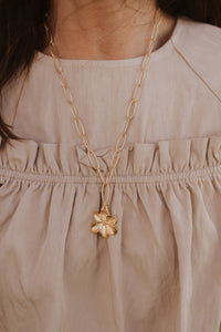 Sunlit Petal Necklace