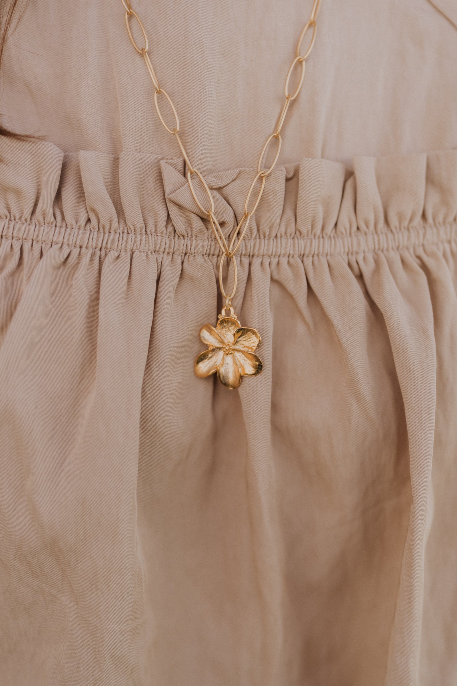 Sunlit Petal Necklace