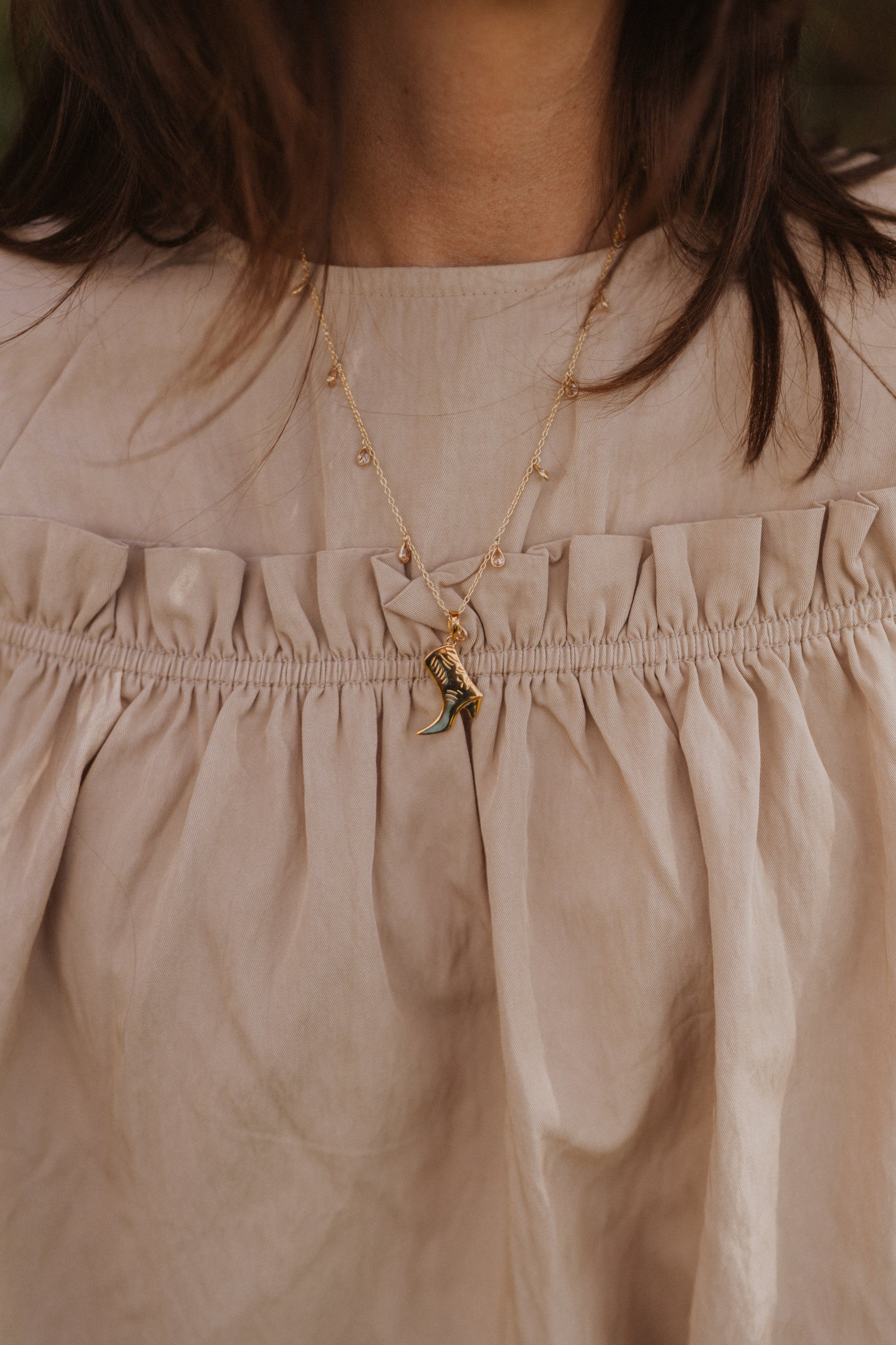 Boots + Bling Necklace