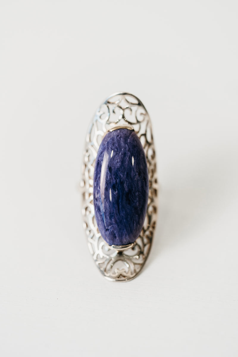 Larson Ring | Purple Charoite