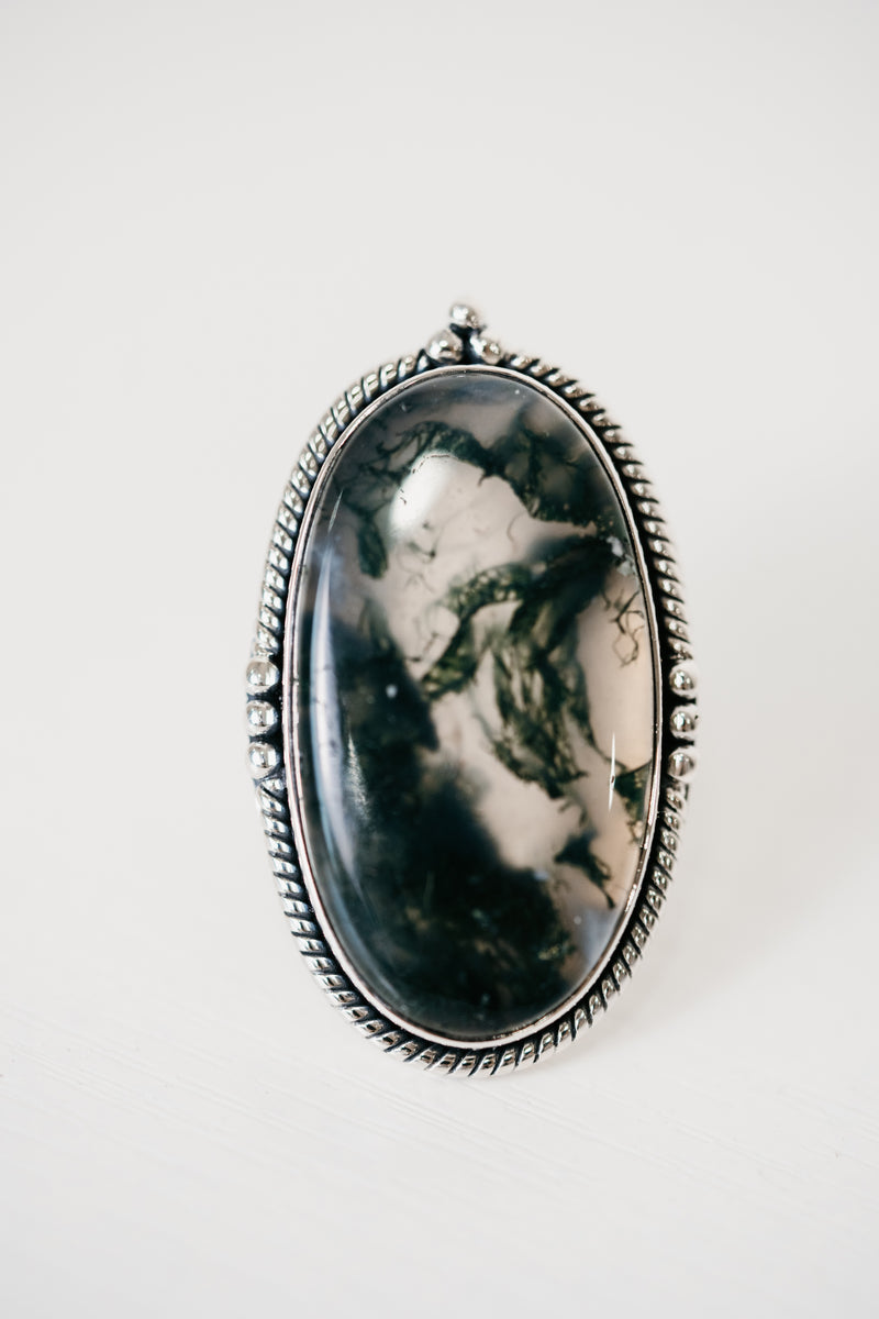 Andorra Ring | Moss Agate
