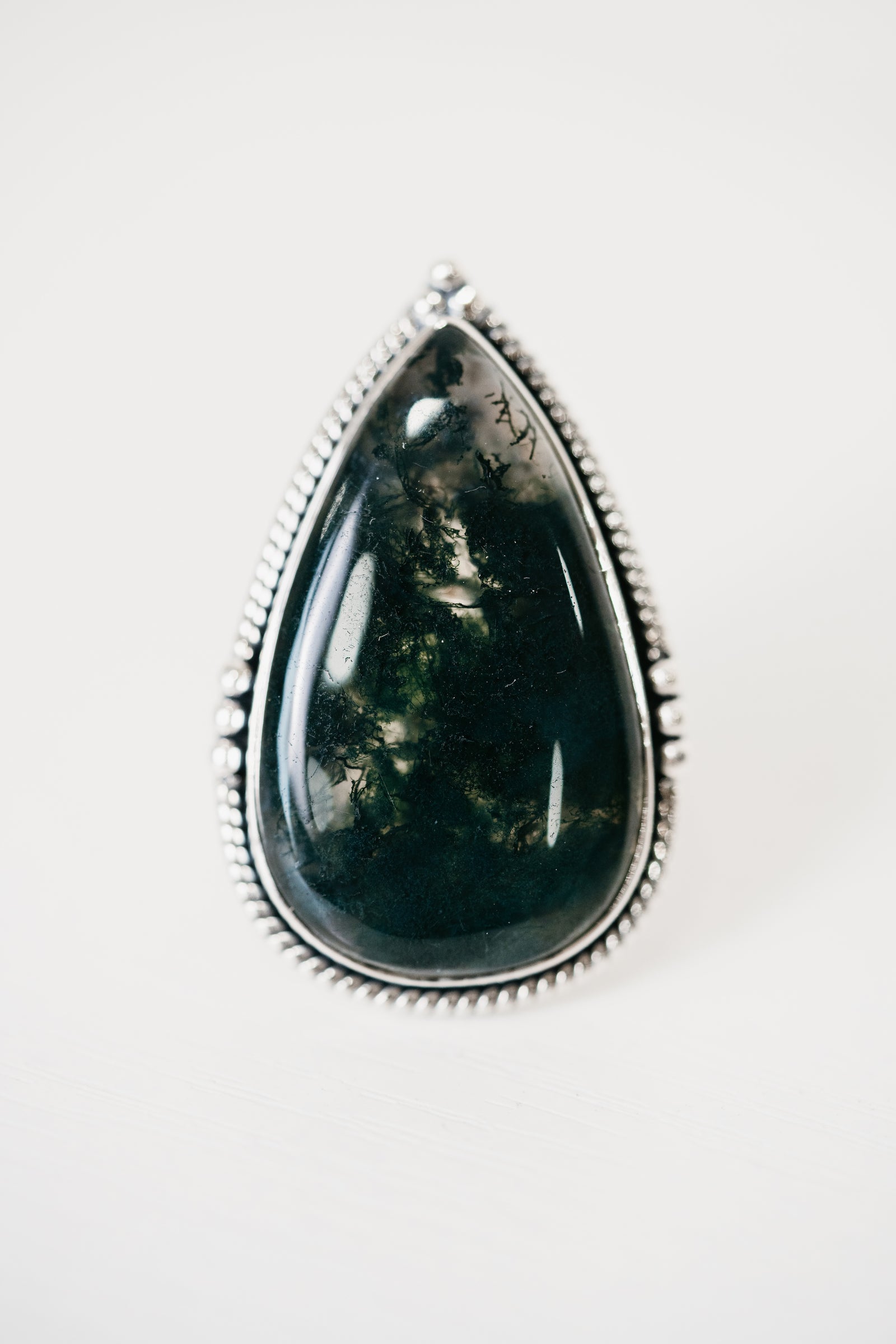 Andorra Ring | Moss Agate