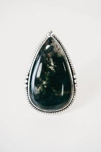 Andorra Ring | Moss Agate