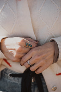 Forever Blue Ring | Neon Apatite