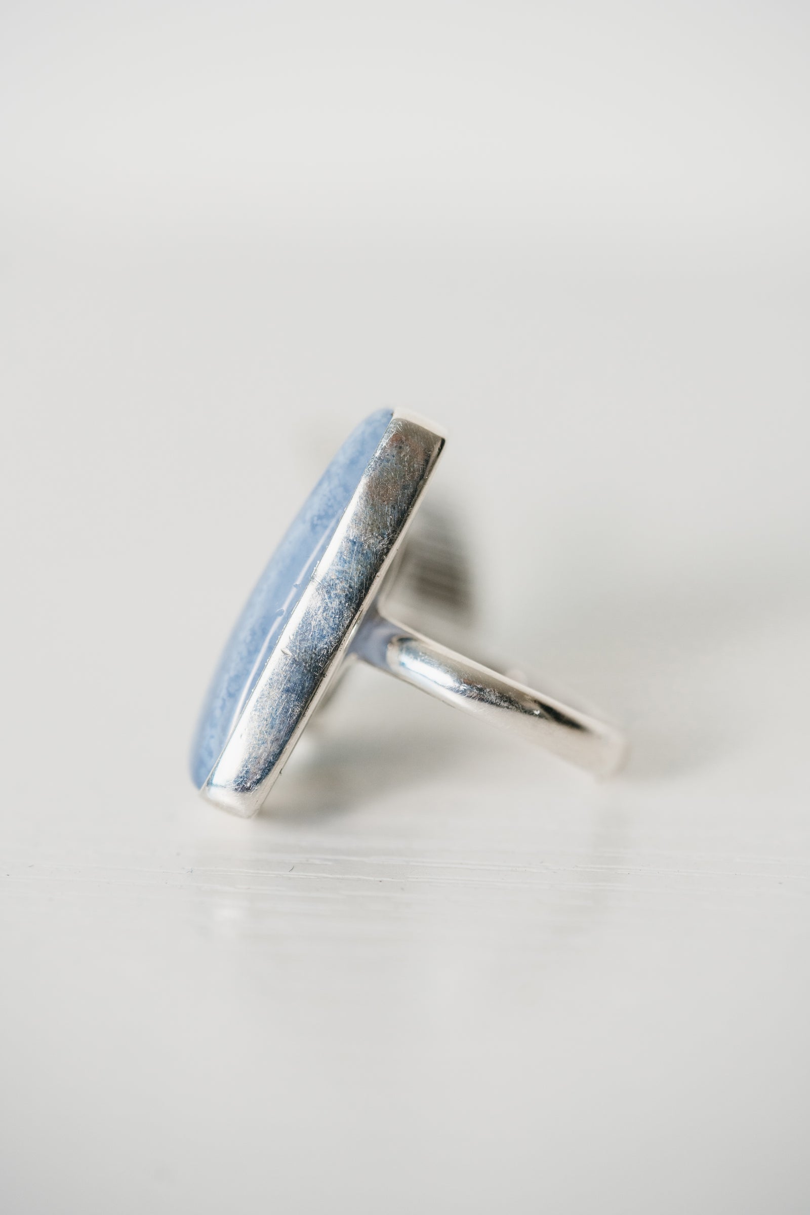Randy Ring | Blue Lace Agate + Kynite