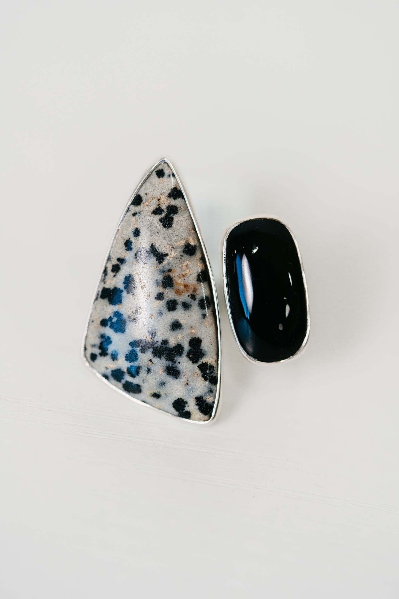 Randy Ring | Dalmatian Jasper + Black Onyx