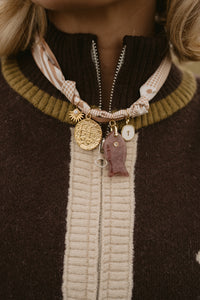 Fall Fishin Scarf Necklace