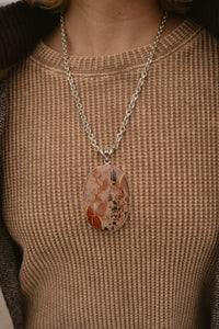 Lavinia Necklace | Red Jasper