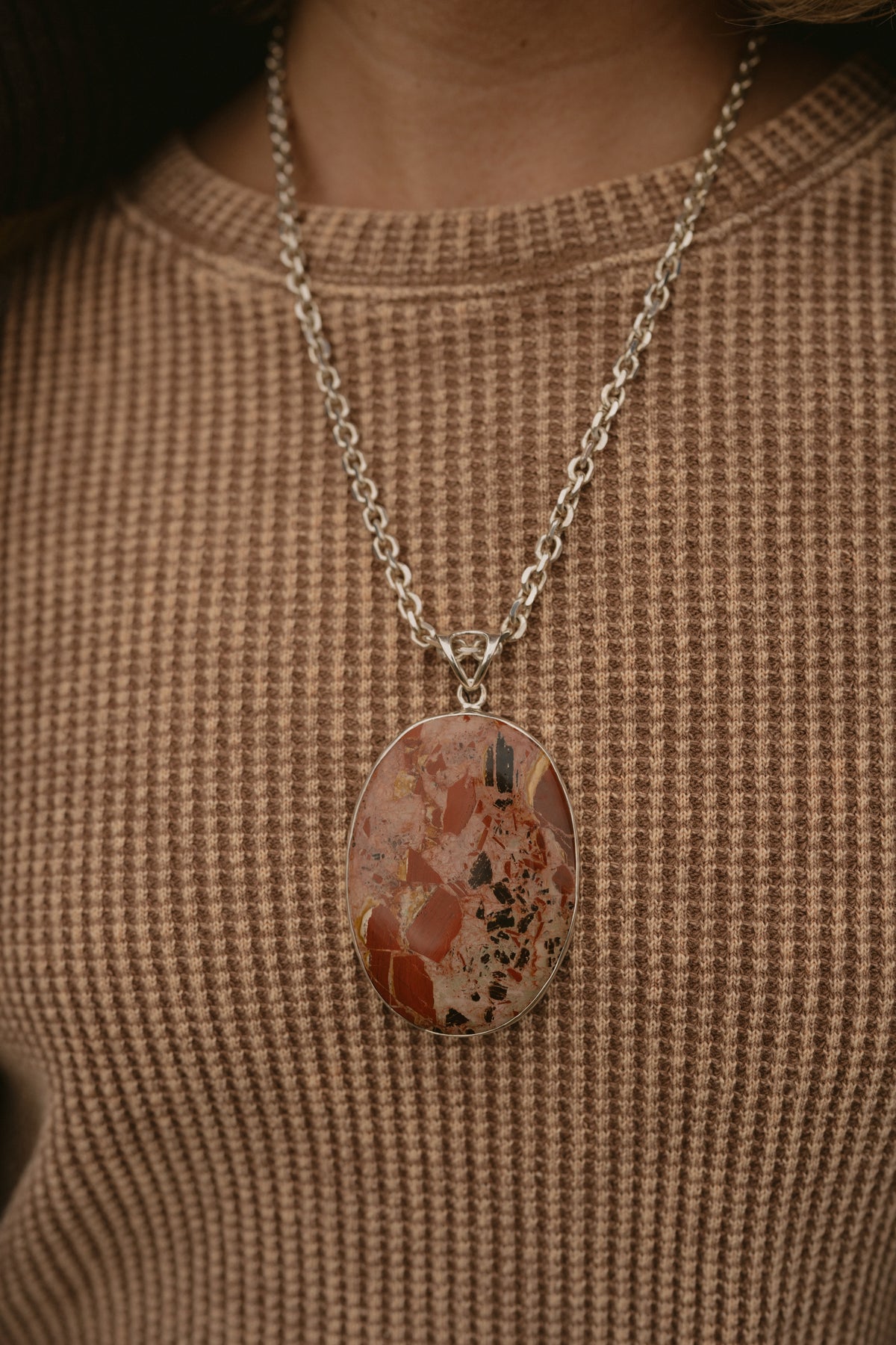 Lavinia Necklace | Red Jasper