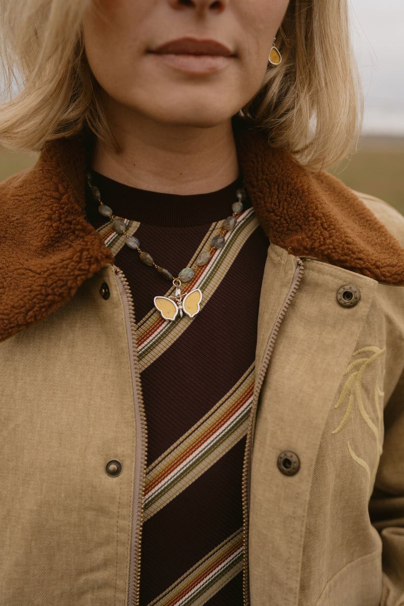 Phoebis Necklace + Earring Set