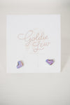 Opal Heart Studs