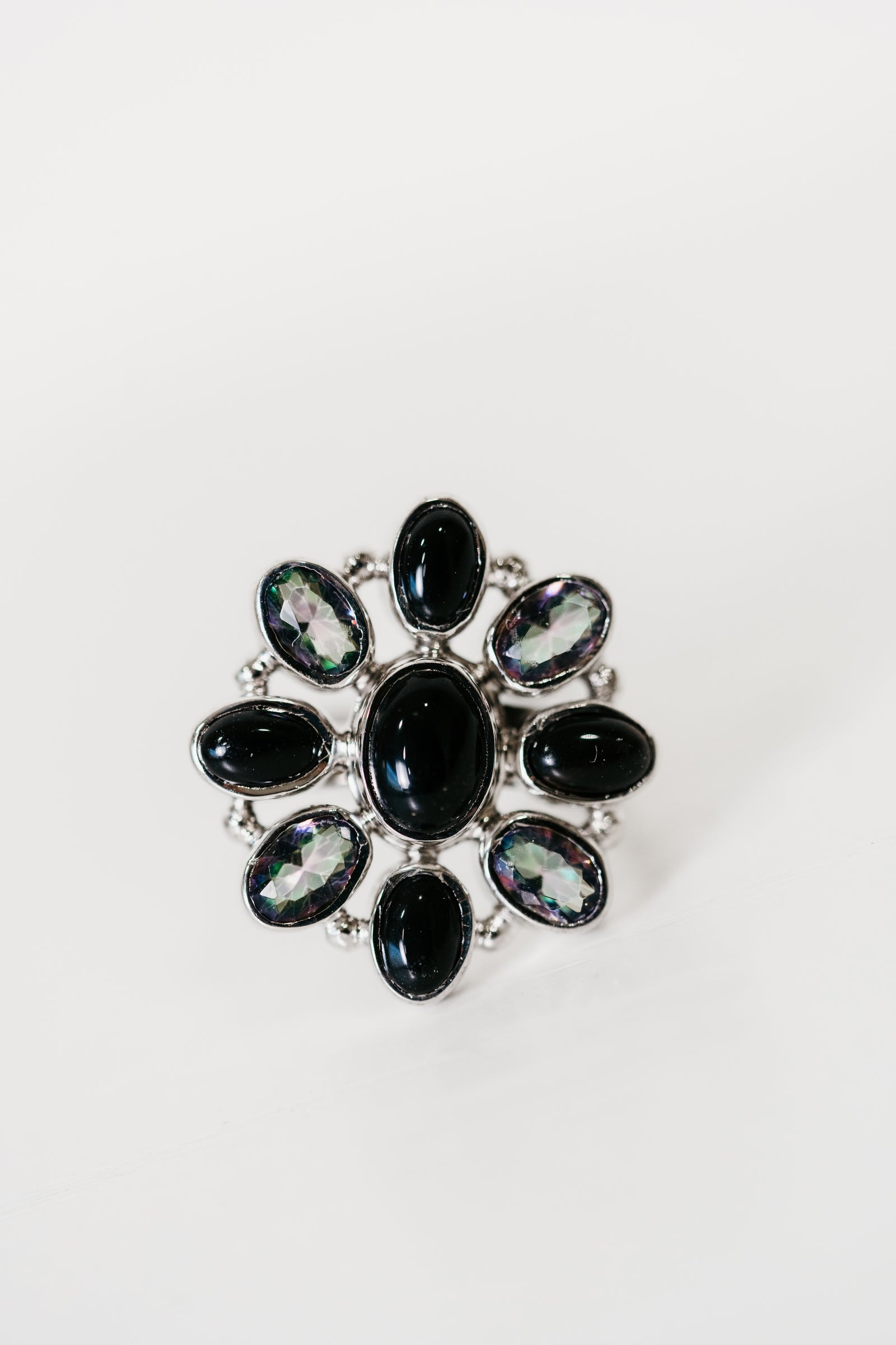 Bonanza Ring | Black Onyx + Mystic Quartz