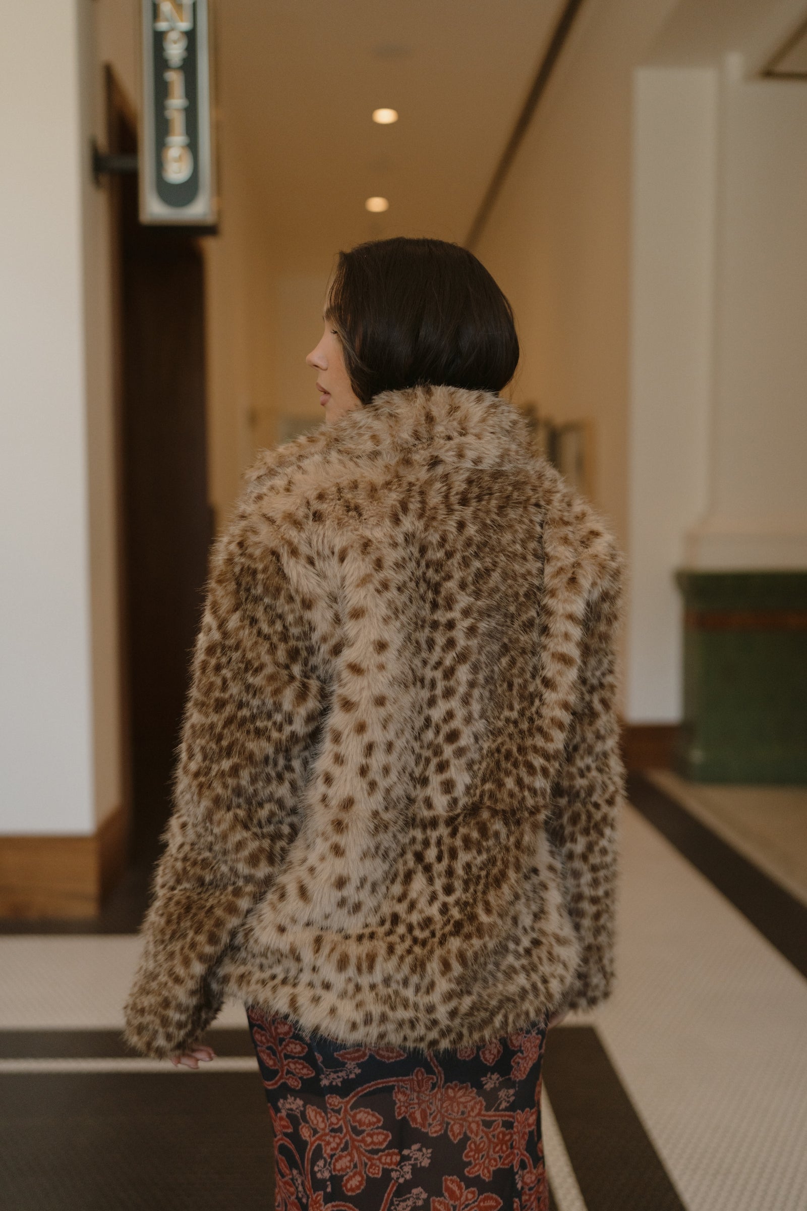 Spotted Fur Jacket