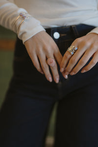 Amor Ring | Pink Opal