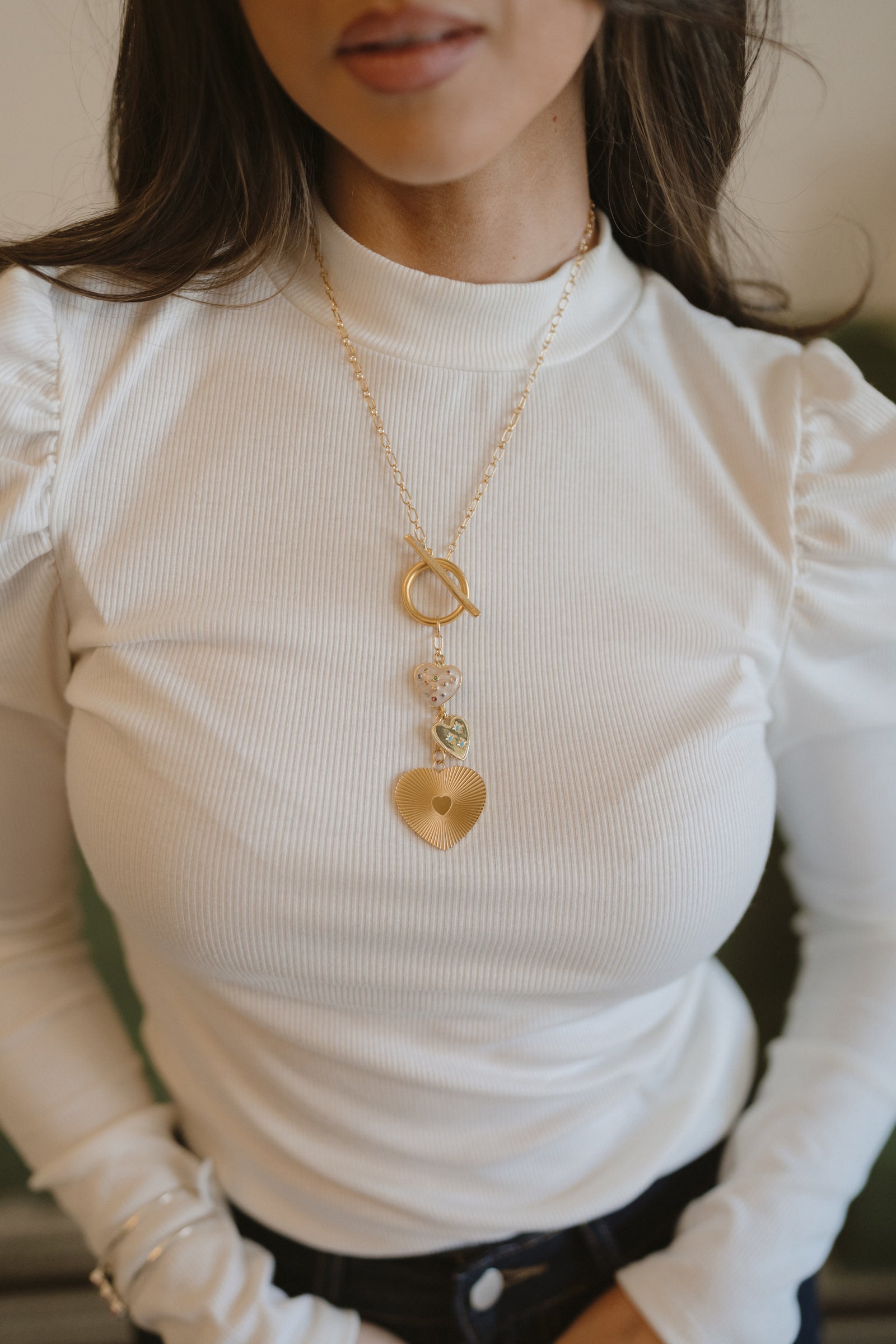 Be Mine Necklace | White