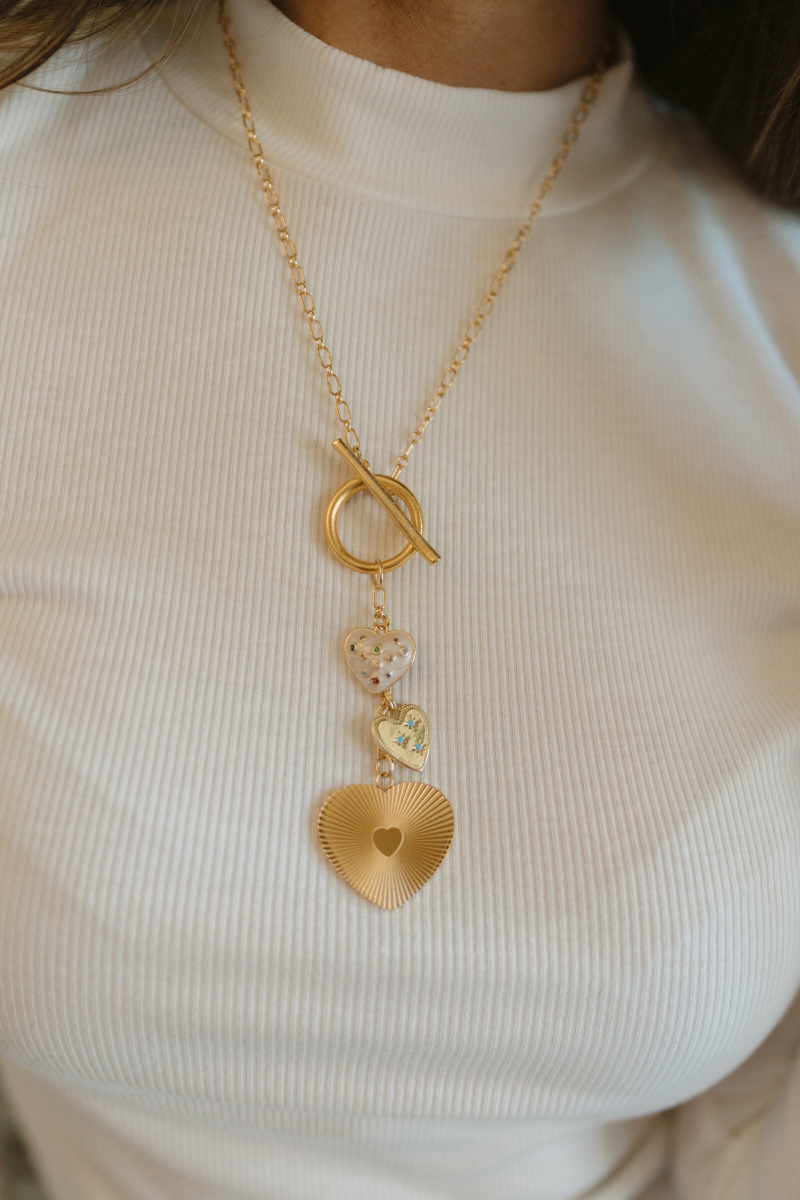 Be Mine Necklace | White