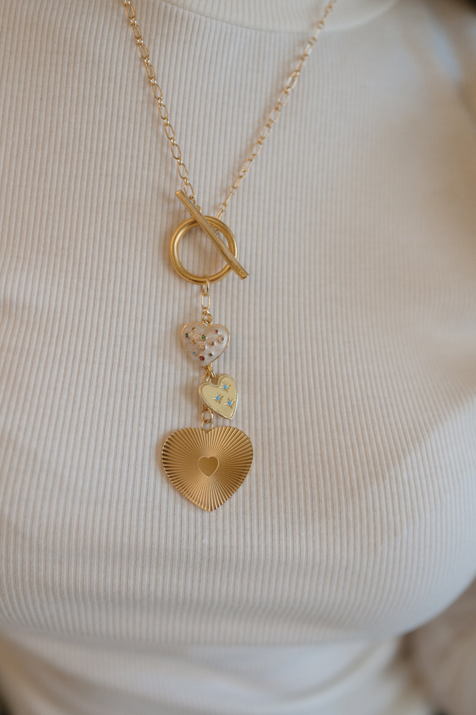 Be Mine Necklace | White