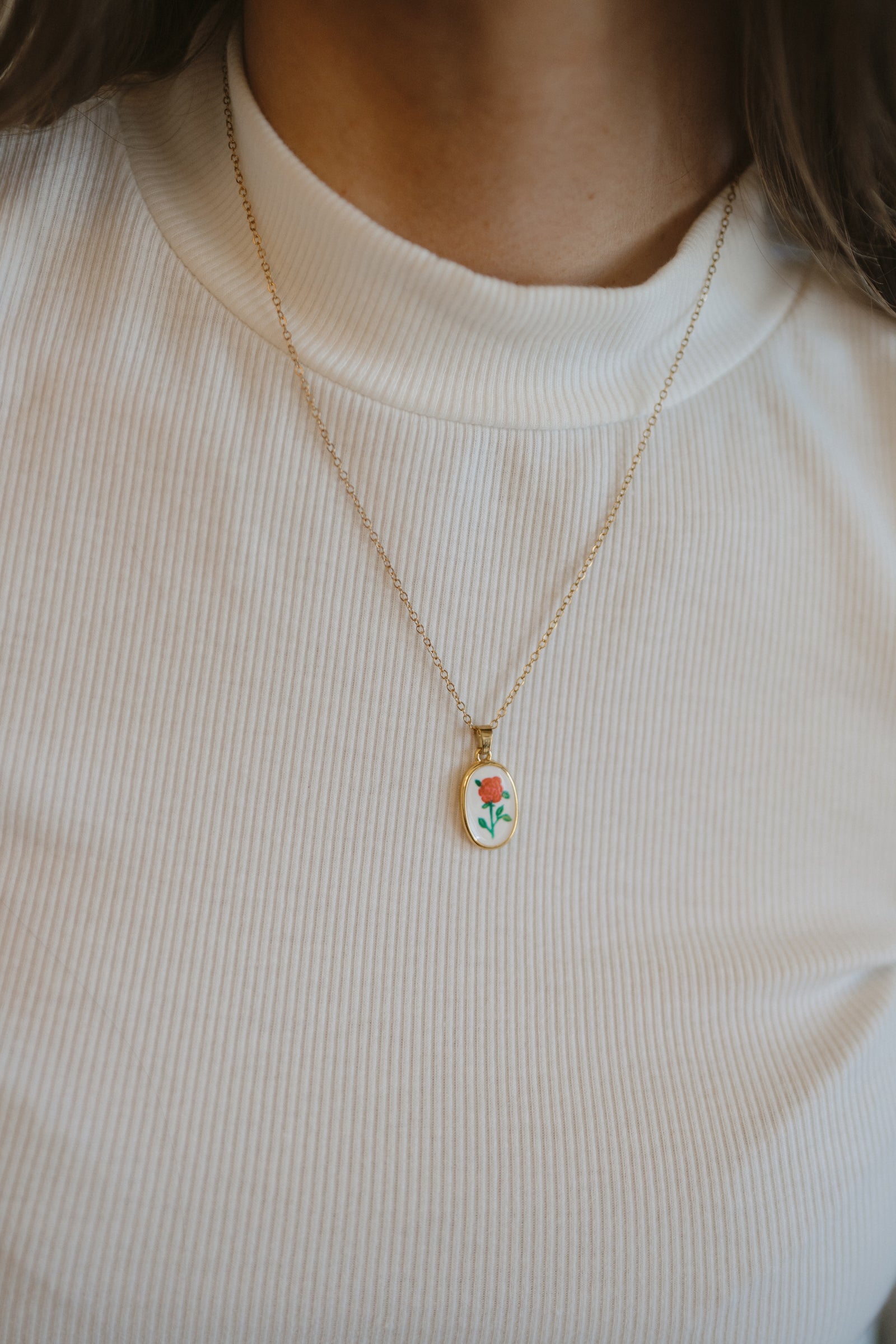Rose + Thorn Necklace