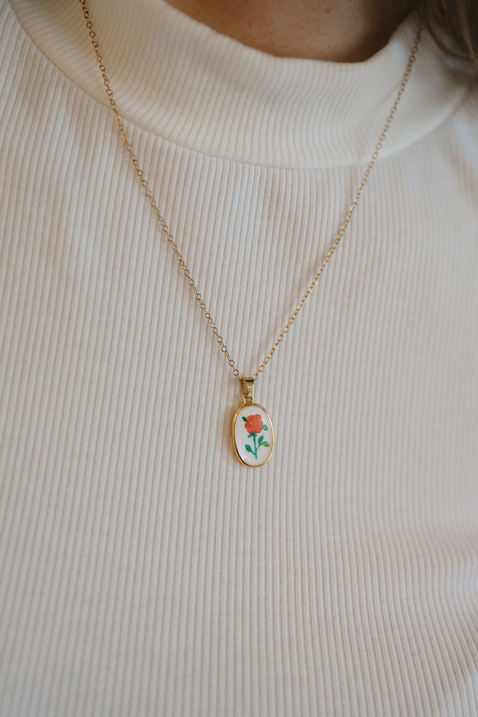 Rose + Thorn Necklace