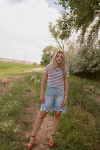 Stripe Obsessed Tee