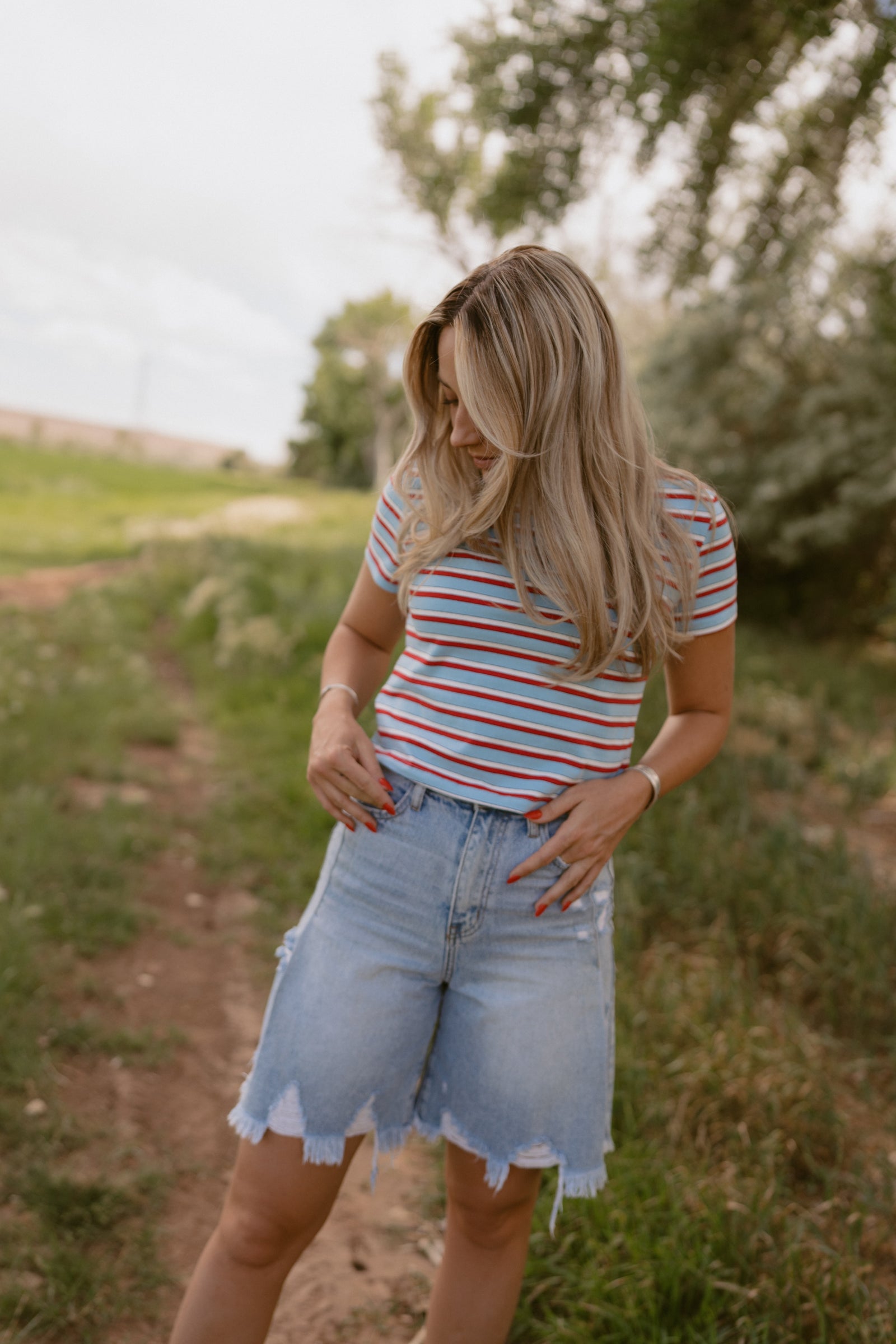 Stripe Obsessed Tee