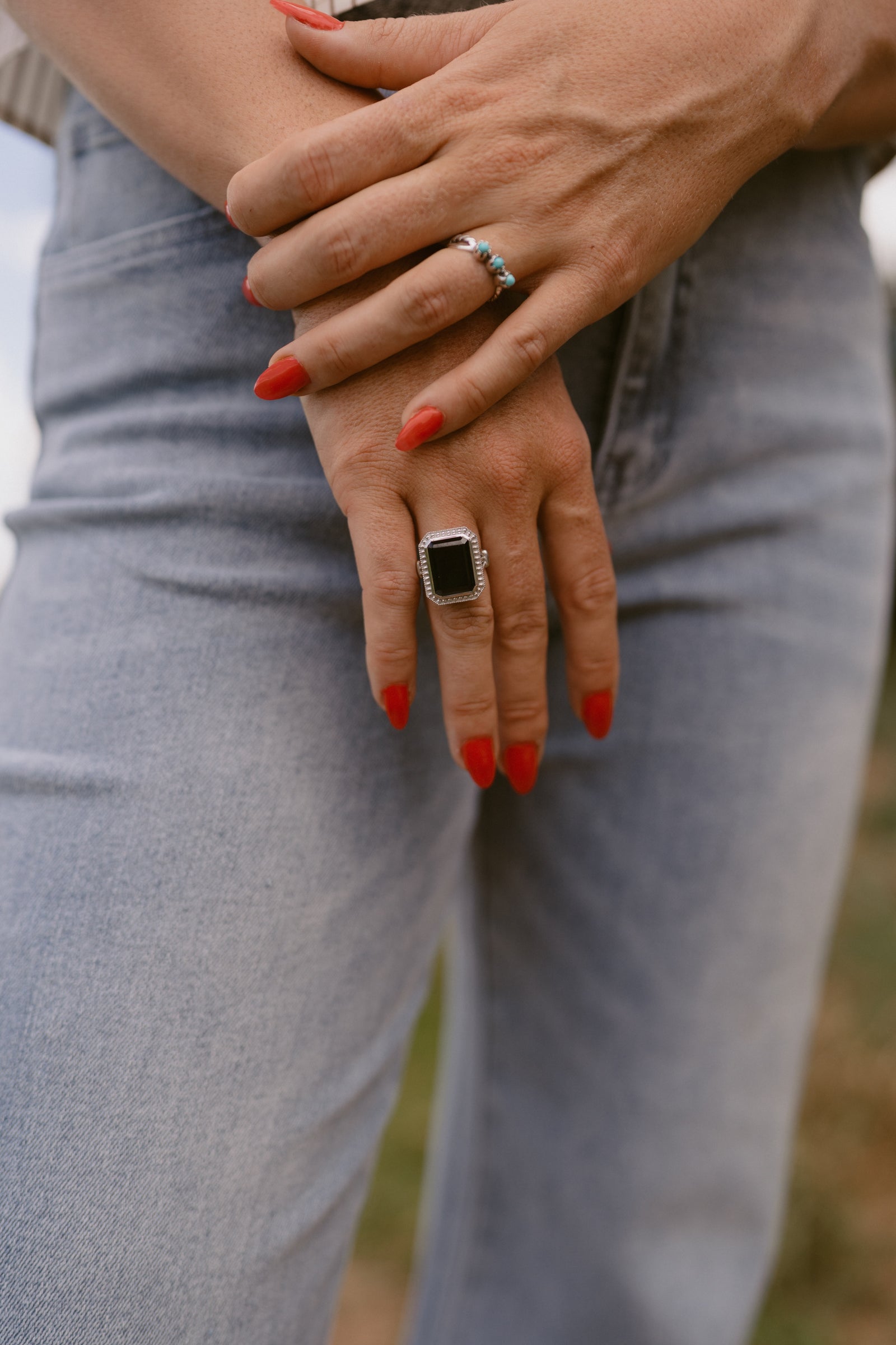 Callan Ring | Black Spinel