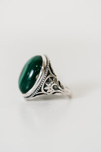 Zayabell Ring | Malachite