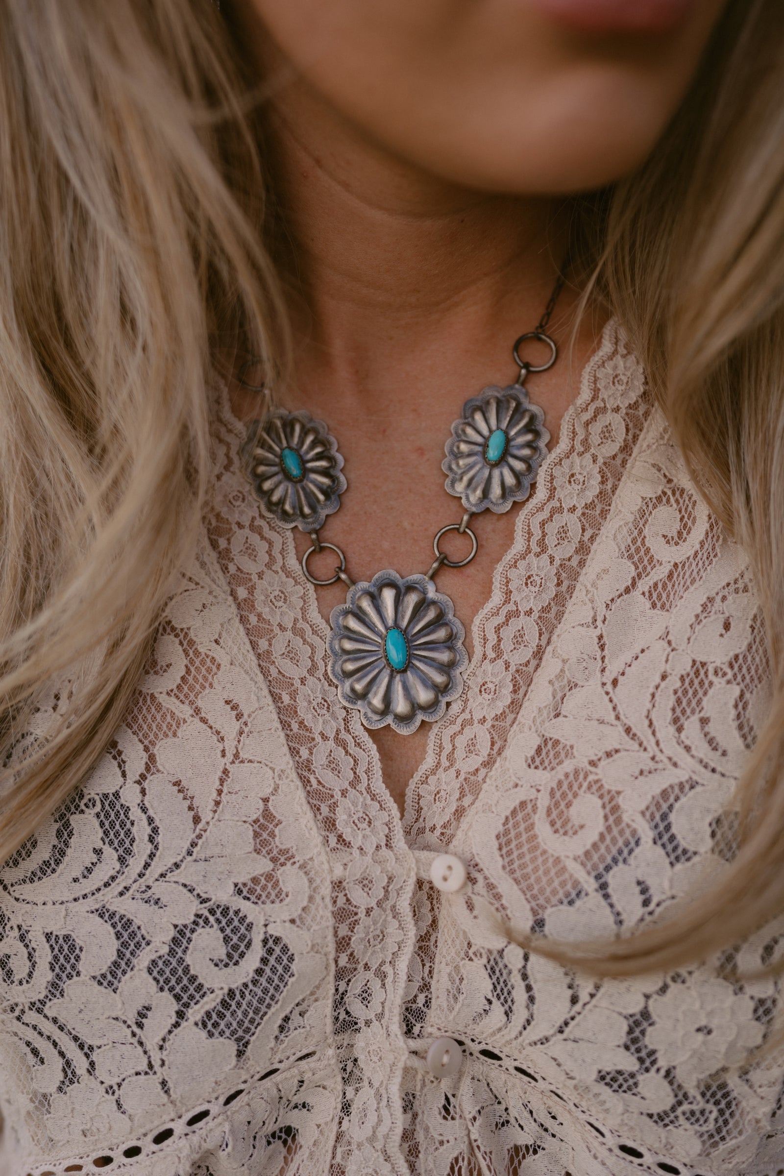 Small Concho Necklace