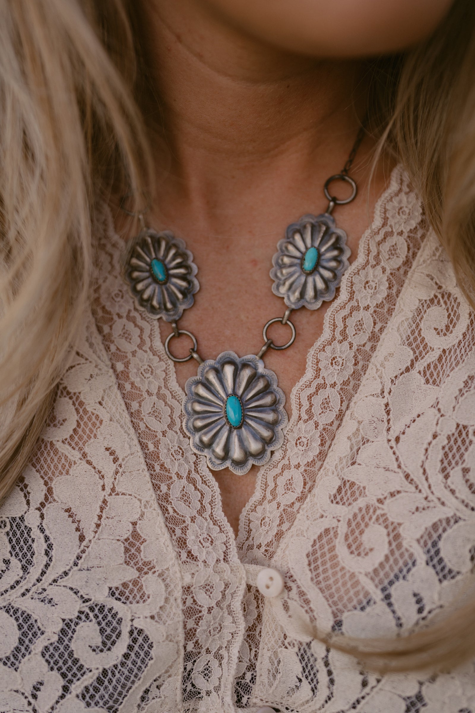 Small Concho Necklace