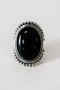Evelina Ring | Black Onyx