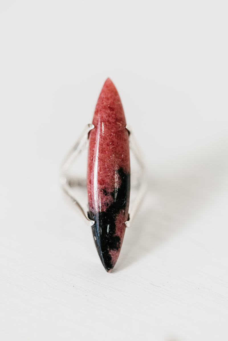 Southern Belle Ring | Pink Rhodonite