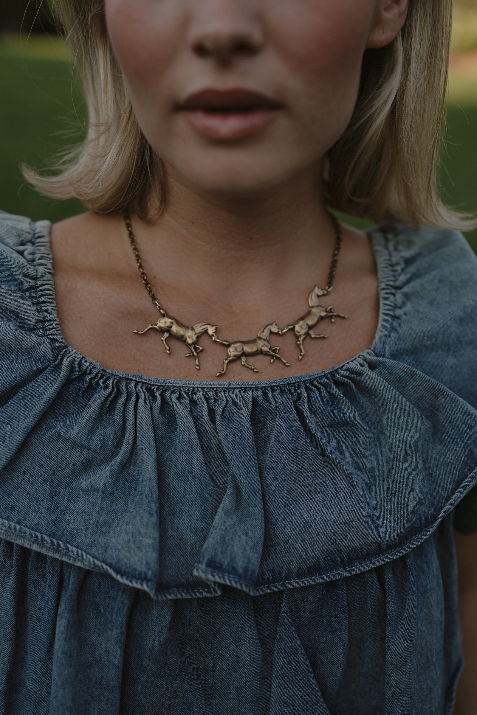 Triple Gallop Necklace