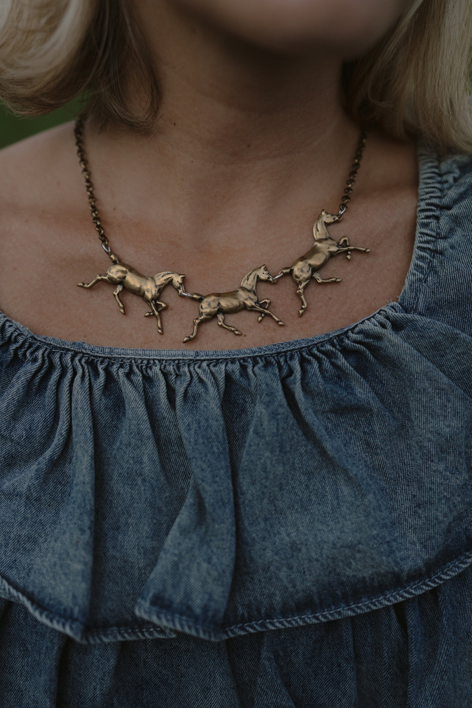 Triple Gallop Necklace