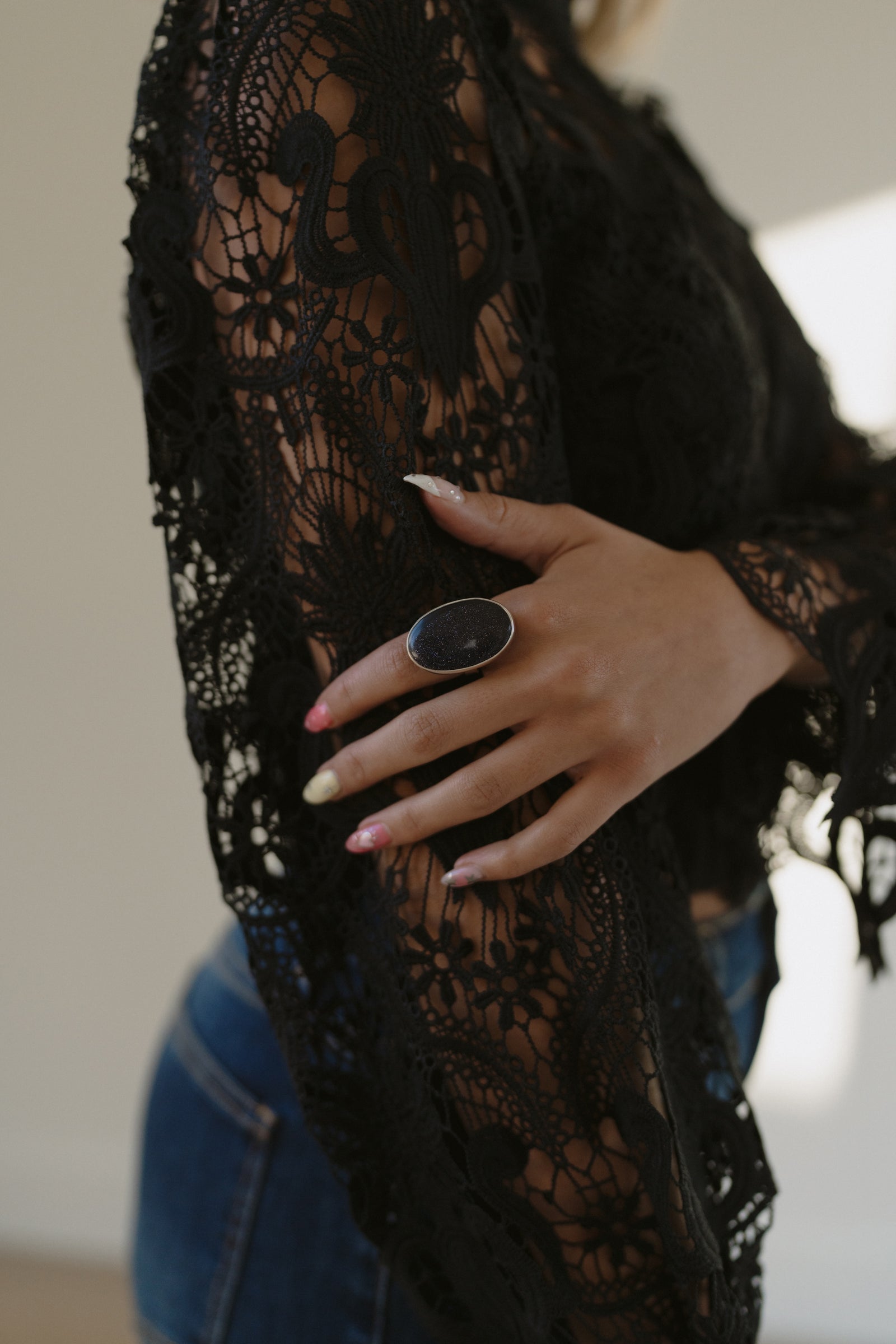 Luminous Ring | Blue Sun Sitara