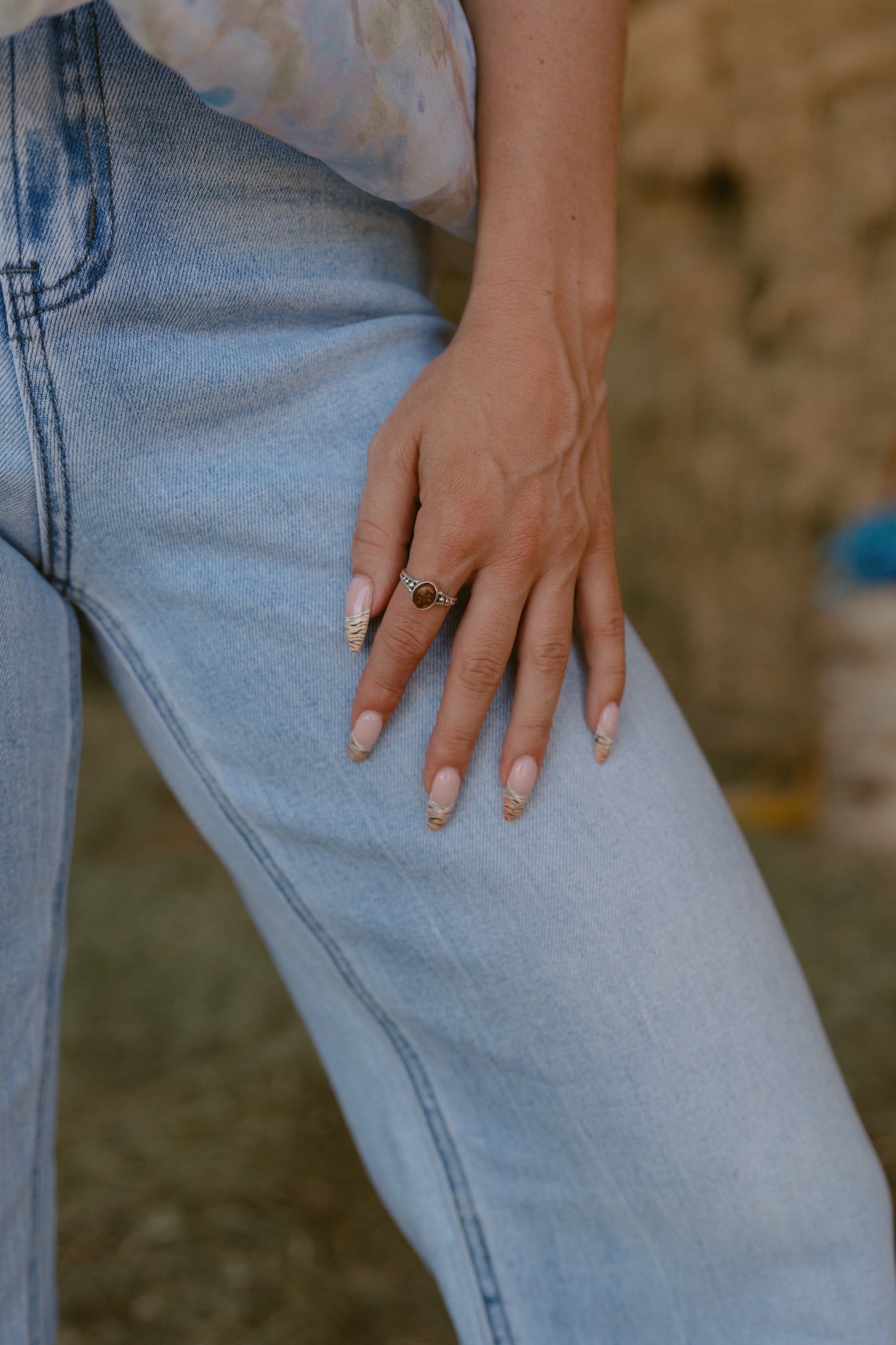St Tropez Ring | Amber