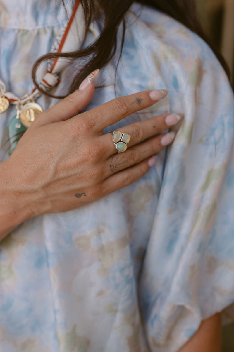 Dahlia Ring | Ethiopian Opal