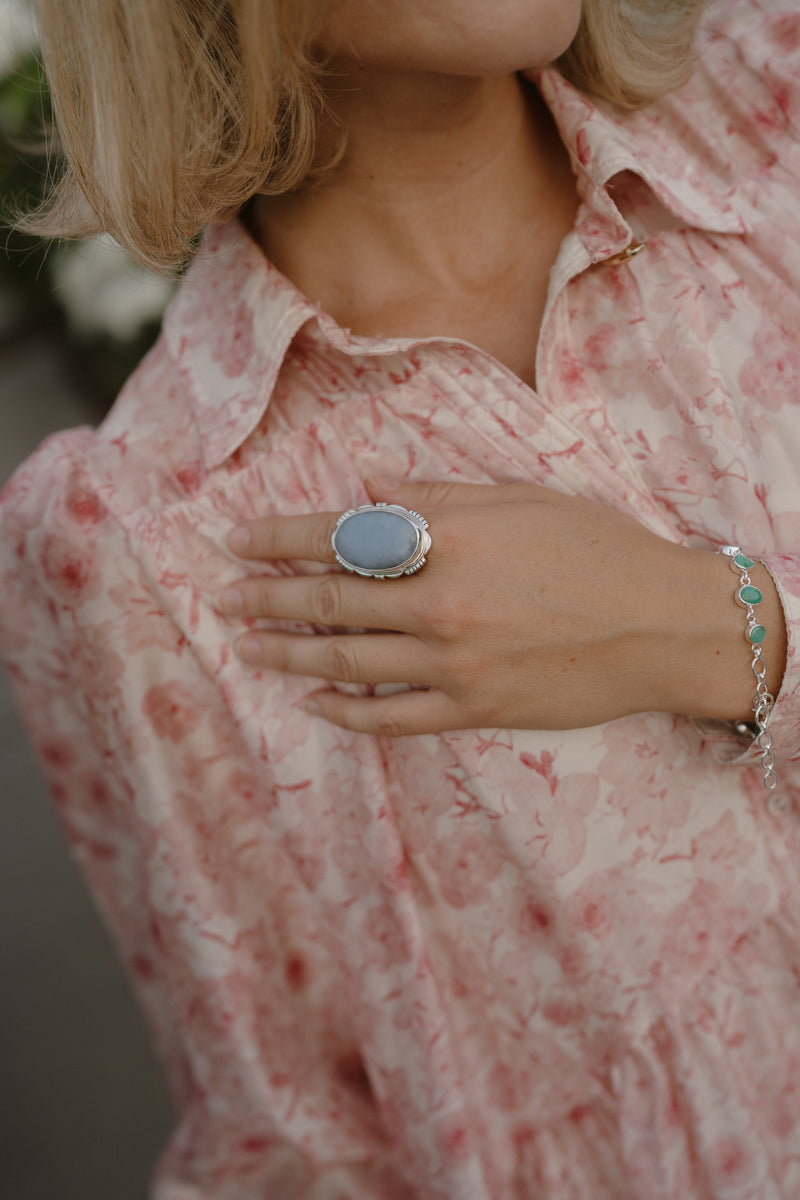 Malia Ring | Angelite