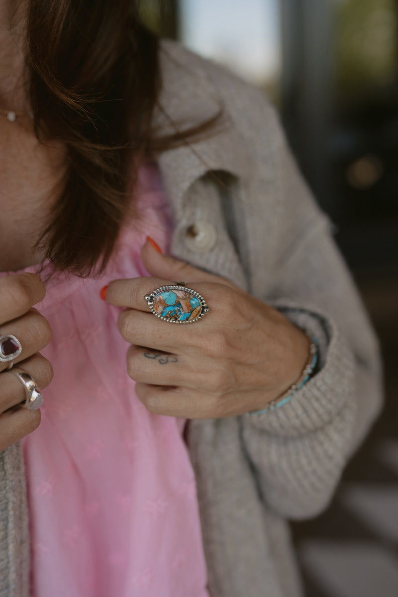 Aaliyah Ring | Spiny Turquoise