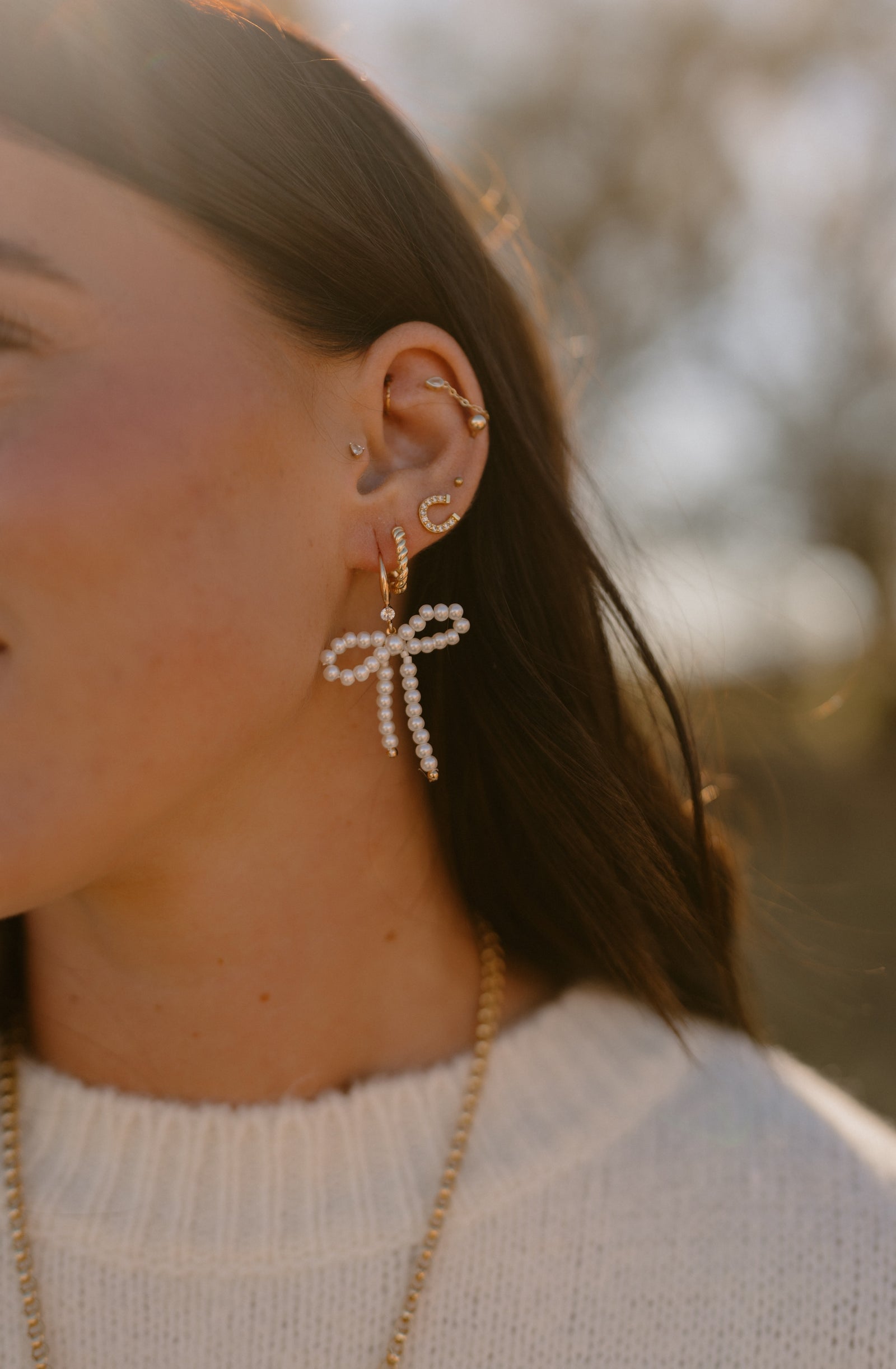 Bow + Glow Earrings