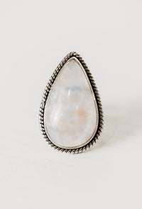 Teagan Ring | #2 | Rainbow Moonstone - FINAL SALE