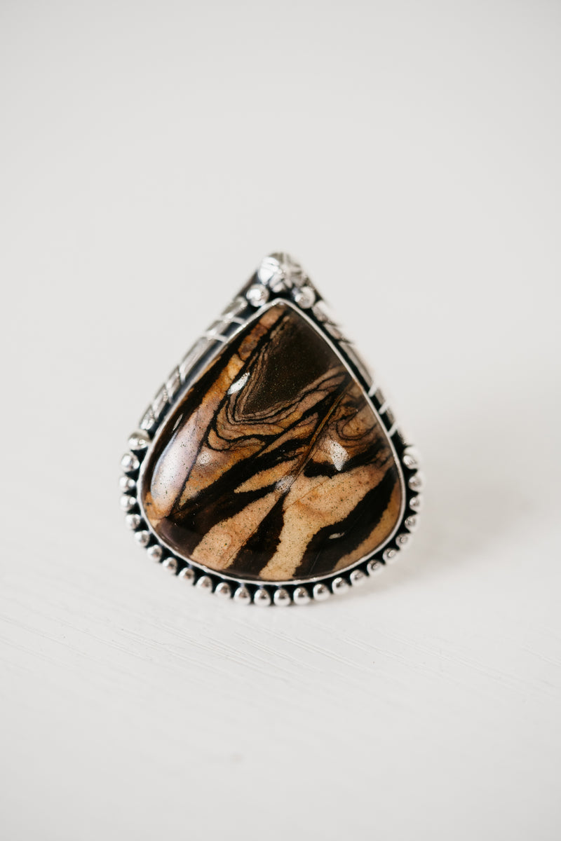 Arturo Ring | Blackout Jasper