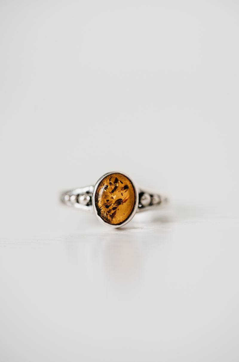 St Tropez Ring | Amber