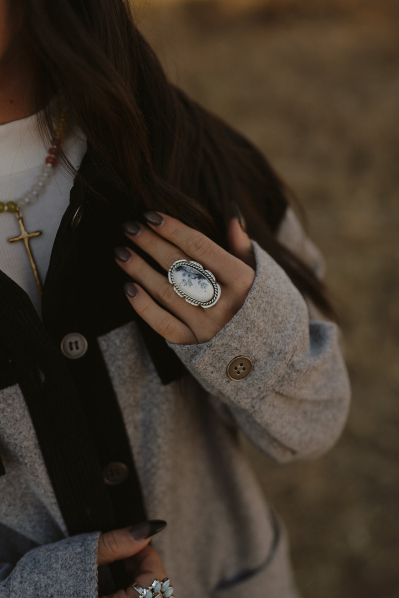 Laguna Ring | Dendritic Opal