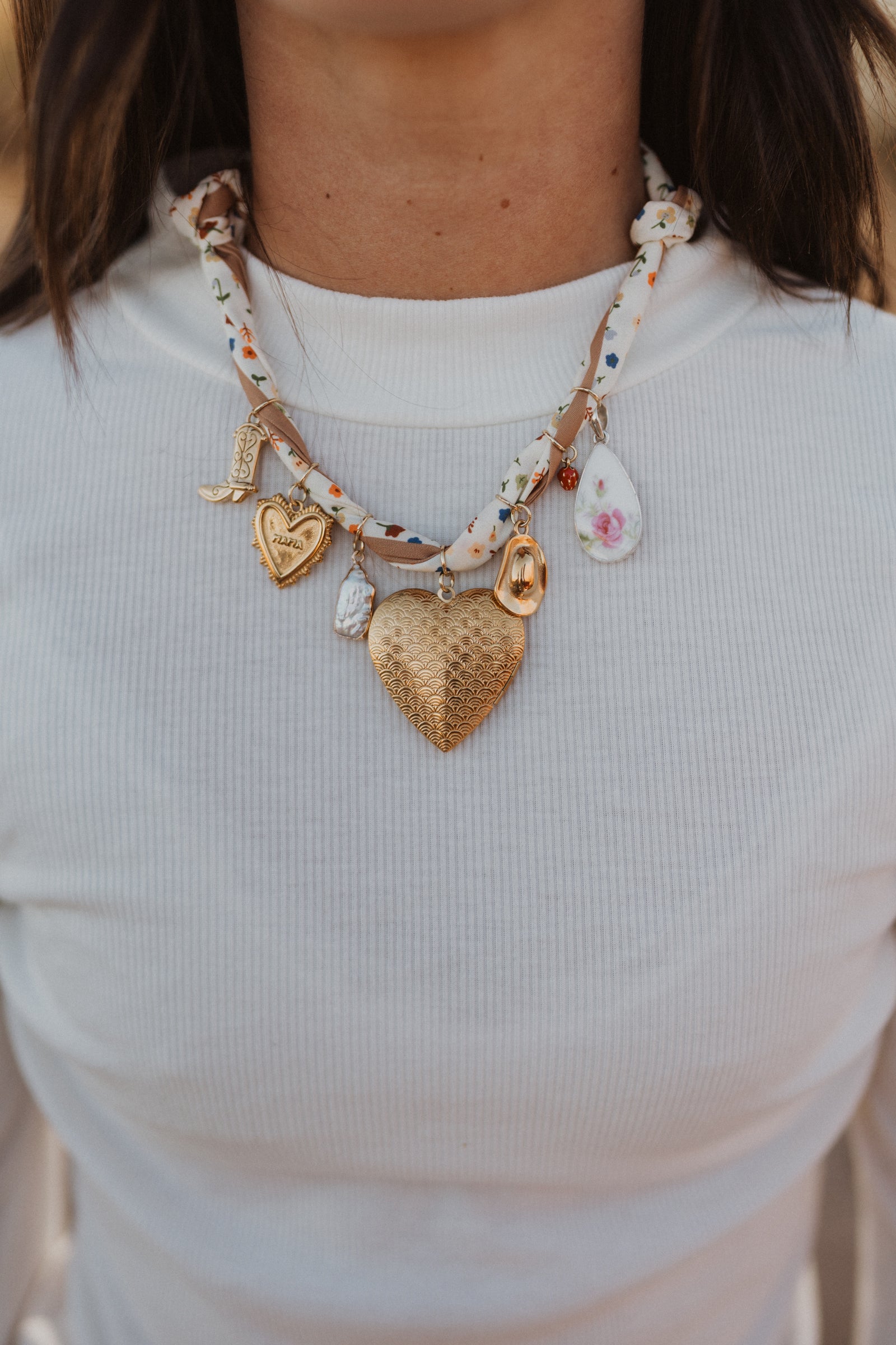 Baby Blossoms Charm Necklace