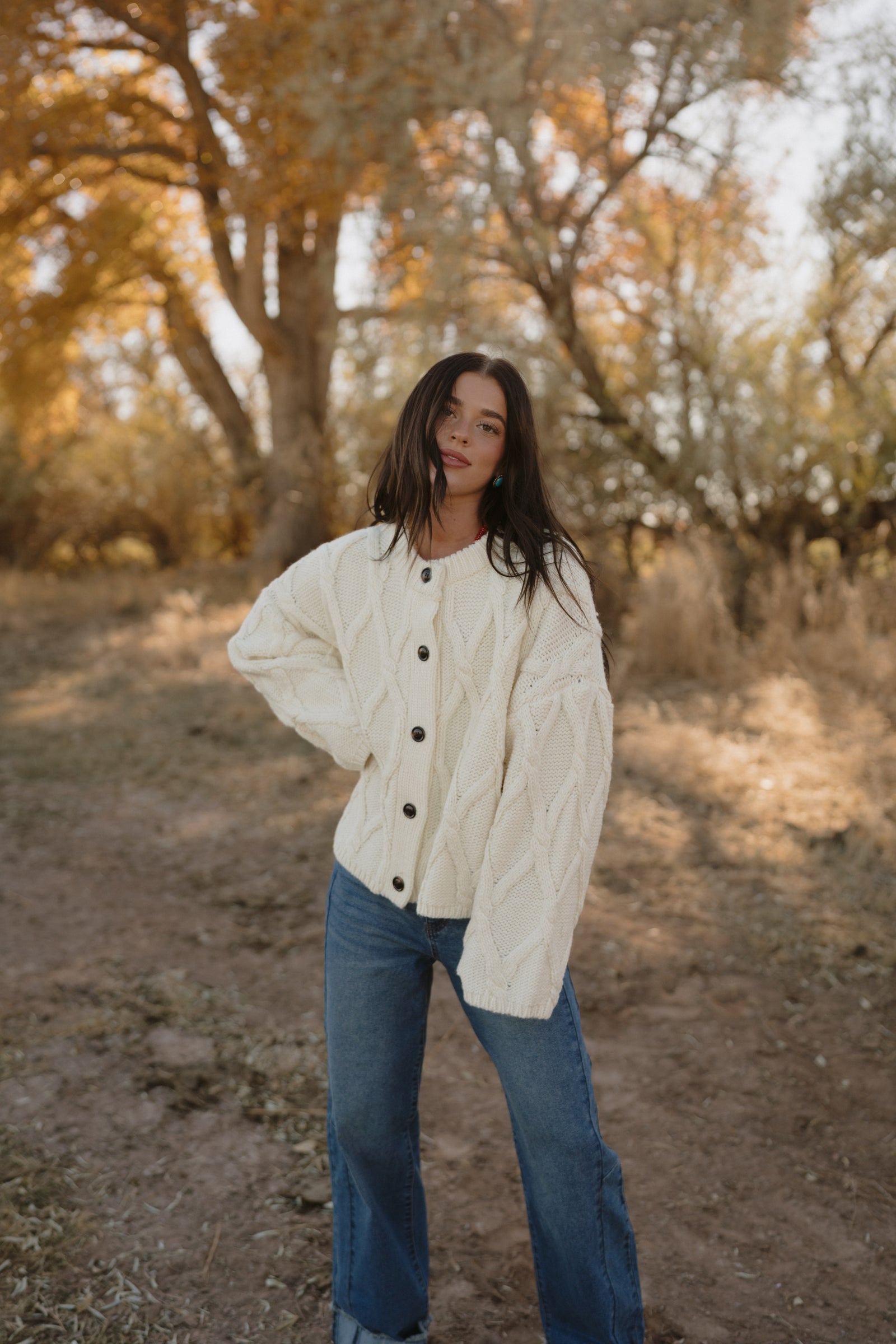 Cowan Cable Knit Cardigan