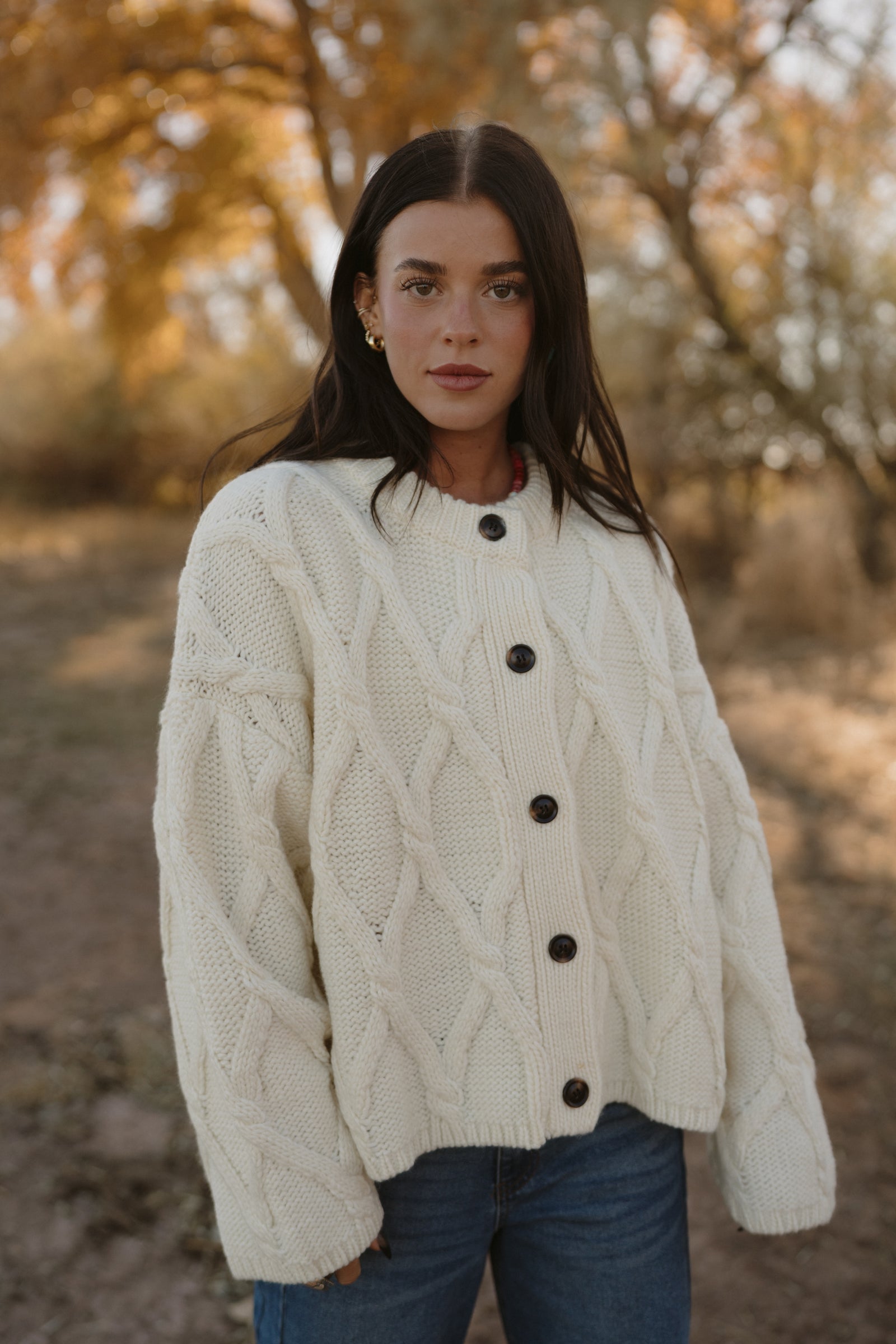 Cowan Cable Knit Cardigan