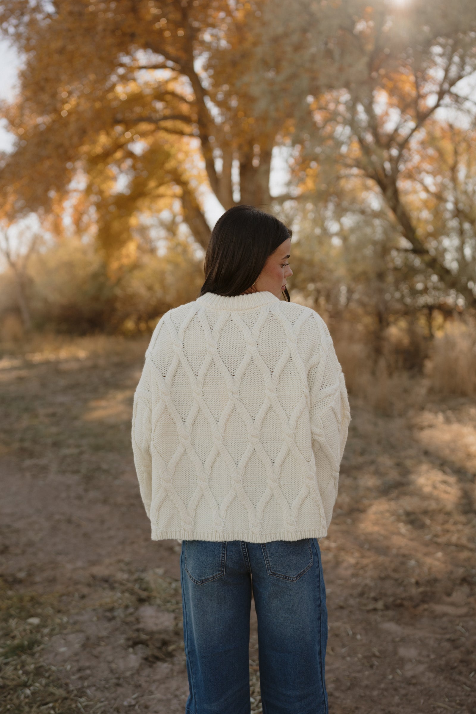 Cowan Cable Knit Cardigan