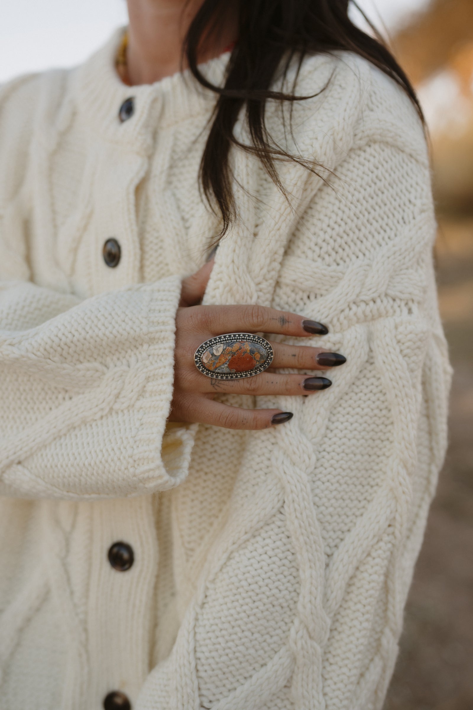 Tonnalli Ring | Malignana Jasper