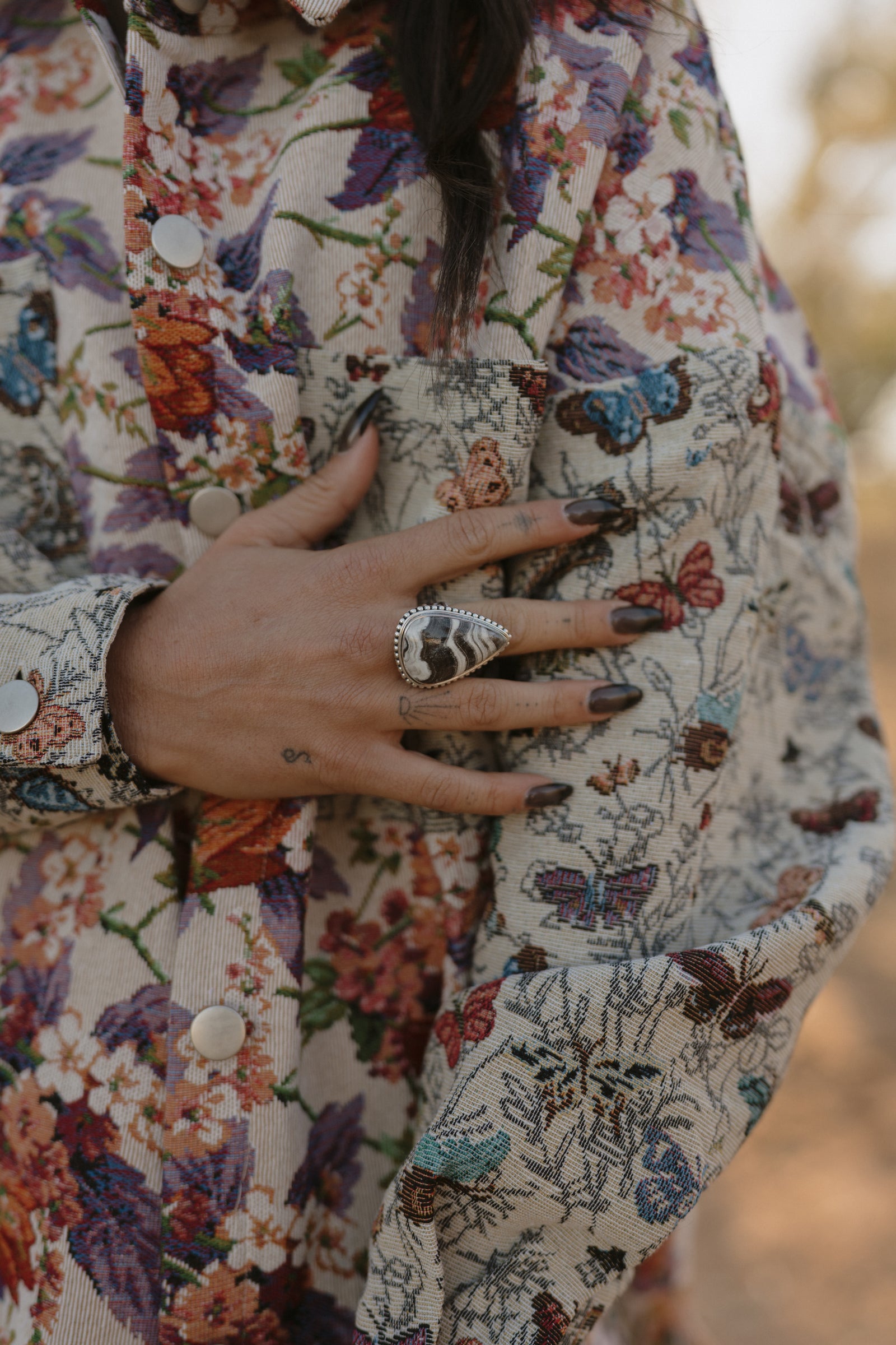 Acosta Ring | Zebra Jasper